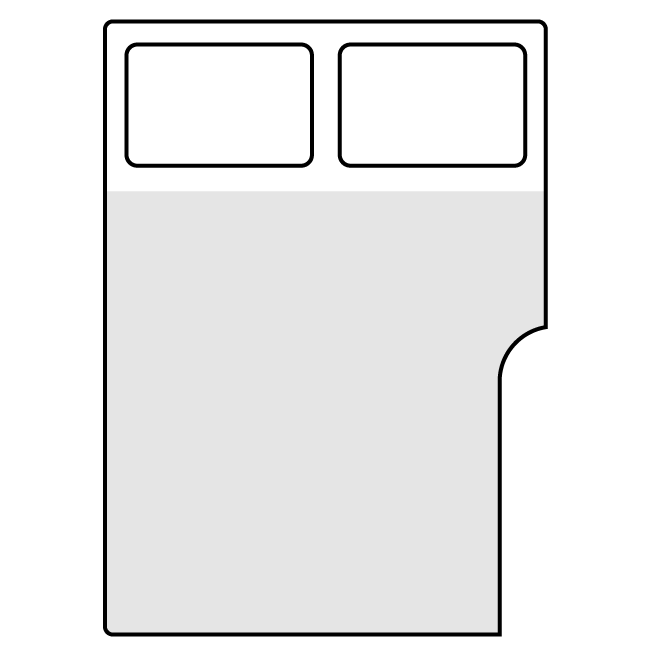 Curved Section Cut Custom Mattress